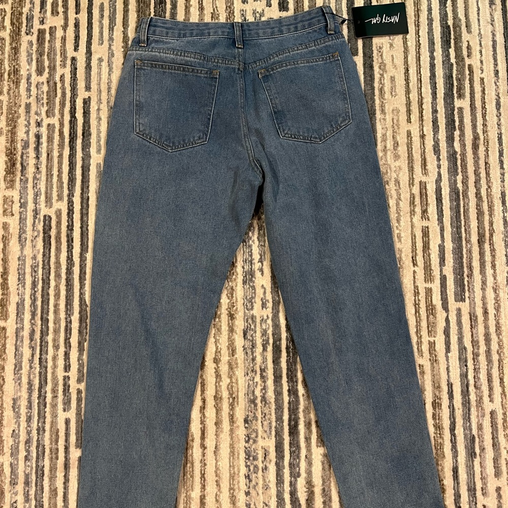 NWT Nasty Gal Blue Denim Jeans